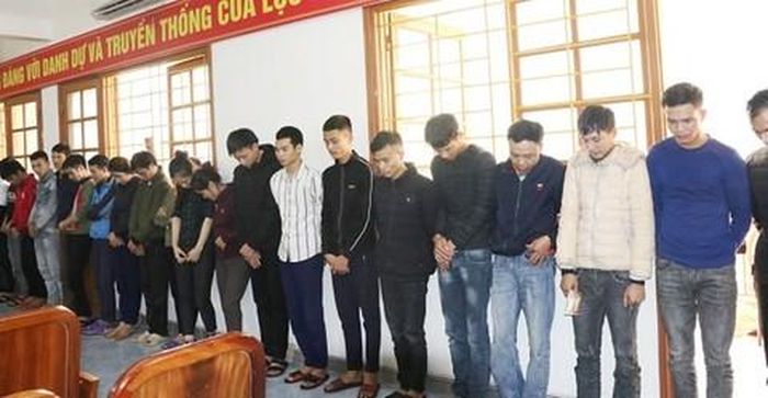 Các đối tượng trong đường dây lừa đảo bị tạm giữ điều tra