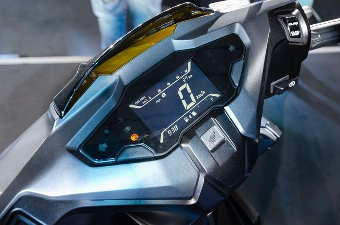  Honda AirBlade 2020 trang bị đồng hồ điện tử hiện đại. 
