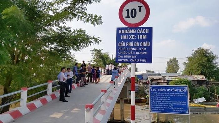 Cầu Phú Đà Châu thuận tiện đi lại, buôn bán, vận chuyển hàng hóa, góp phần hỗ trợ phát triển kinh tế - xã hội địa phương.