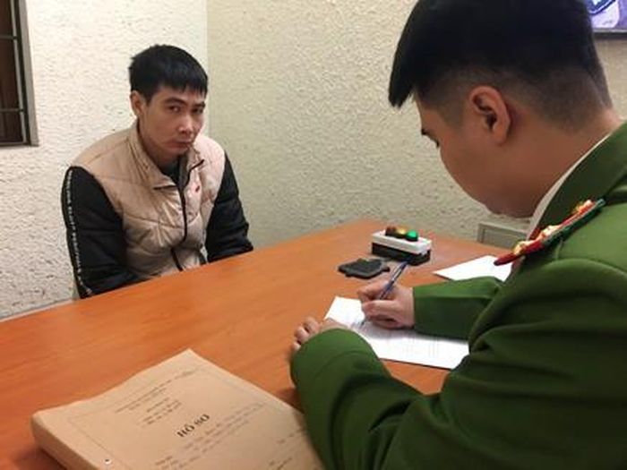 Đối tượng Vi Văn Thiện khai nhận tại cơ quan công an