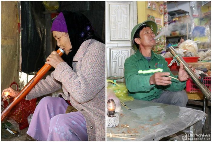 Về quê lúa Yên Thành đi chợ quê, không khó bắt gặp cảnh người dân thích thú vo viên những bi thuốc lào réo kêu như còi giữa chợ. Theo nhu cầu thị trường, dường như ở chợ quê có nhiều hàng mới ra đời, một số hàng đã mất đi và có những hàng cũng chỉ buôn bán cầm chừng (như hàng thuốc lào).