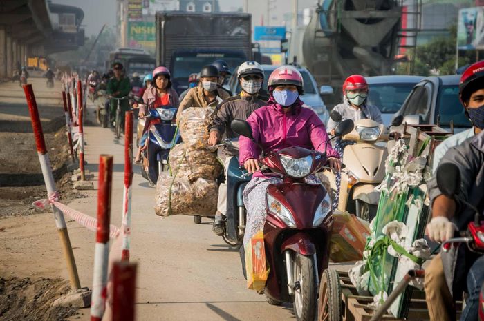 Ô nhiễm môi trường ở Hà Nội đã đến mức báo động Ảnh: Phạm Linh
