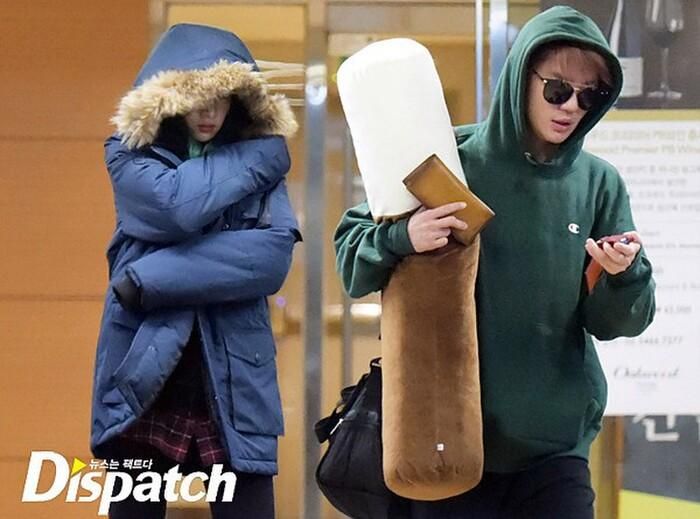 Kim Junsu và Hani.