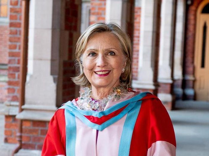 Chức vụ hiệu trưởng của bà Hillary Clinton chủ yếu mang tính lễ nghi. Ảnh: ĐH Belfast.