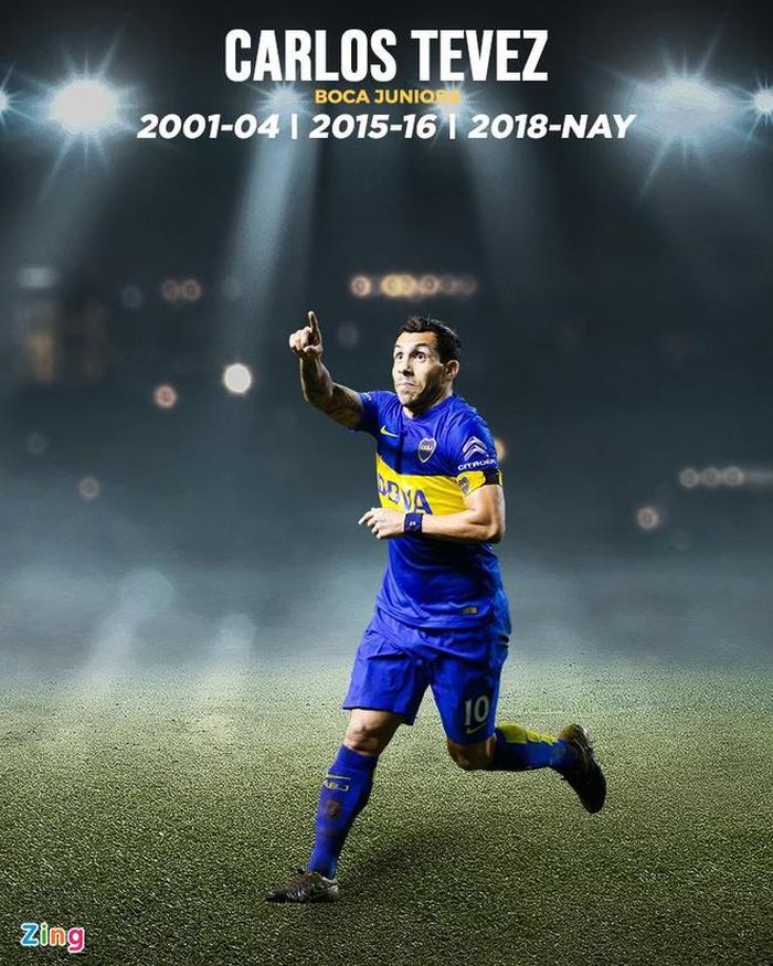  Là CLB chuyên nghiệp đầu tiên trong sự nghiệp của Tevez nên Boca Juniors luôn có chỗ đứng trong tim tiền đạo người Argentina. Sau quãng thời gian khuấy đảo các giải VĐQG hàng đầu châu Âu cùng Man Utd, Man City, Juventus, "El Apache" trở lại quê nhà và ngay lập tức tạo nên cơn sốt. Năm 2017, Tevez sang Trung Quốc khoác áo CLB Shanghai Shenhua. Mức lương cao nhất thế giới cũng không thể làm tiền đạo sinh năm 1984 sống thanh thản. Chỉ một năm sau, cựu sao MU lại trở về chơi cho Boca Juniors. 