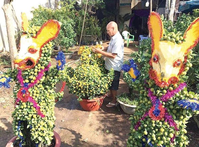  Kiểng thú hình chuột phục vụ năm mới 2020. Ảnh: HUỲNH LỢI