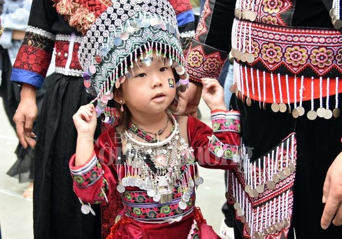 Các cô bé cậu bé được bố mẹ cho đi chơi Tết
