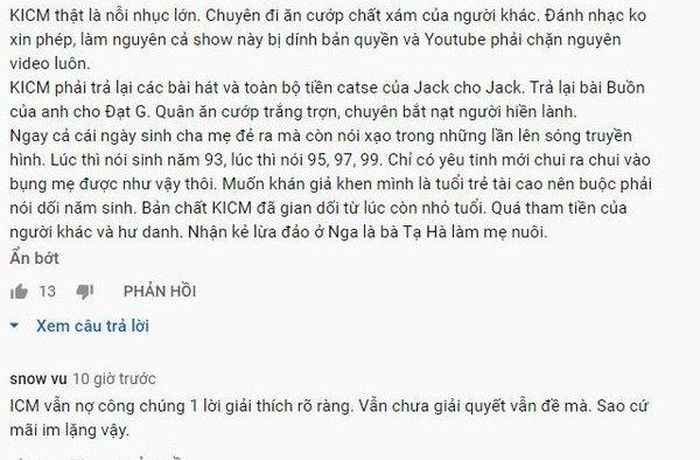 Cư dân mạng tiếp tục ném đá K-ICM và công ty quản lý