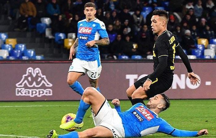 Lautaro Martinez dập tắt hi vọng có điểm của đội chủ nhà với pha ghi bàn ấn định chiến thắng 3-1 cho Inter ở phút 62