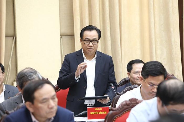 Bí thư Quận ủy Nam Từ Liêm Nguyễn Văn Hải.