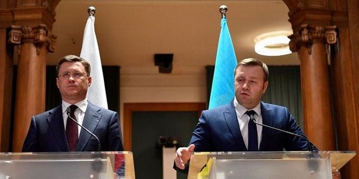 Bộ trưởng Năng lượng Nga và người đồng cấp Ukraine tại Berlin ngày 19-12