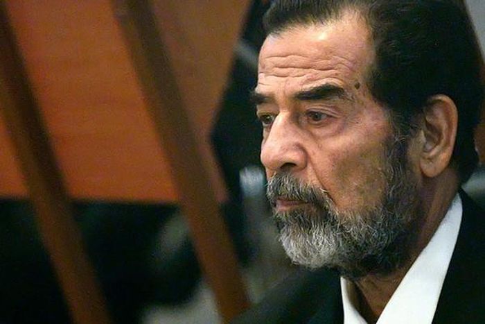 Cựu Tổng thống Iraq Saddam Hussein. Ảnh: Reuters