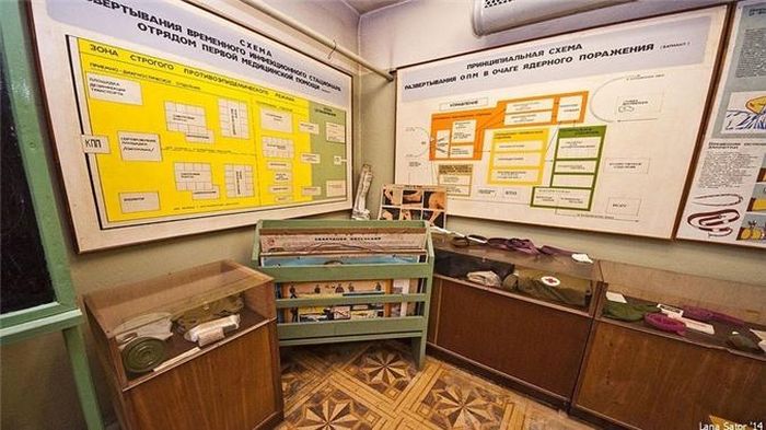  Đây là một góc trong phòng dạy các học viên cách sơ cứu ban đầu cho những người bị thương.