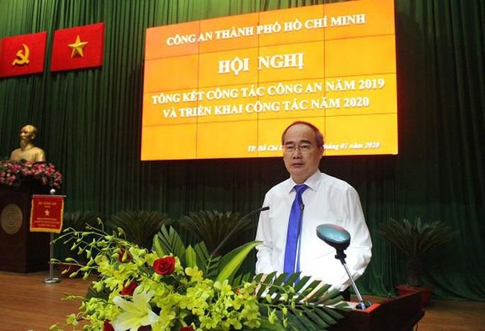 Bí thư Nguyễn Thiện Nhân phát biểu tại hội nghị