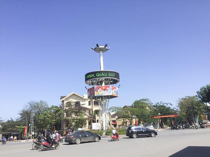 Một góc trung tâm thành phố Đông Hà. Ảnh: PV