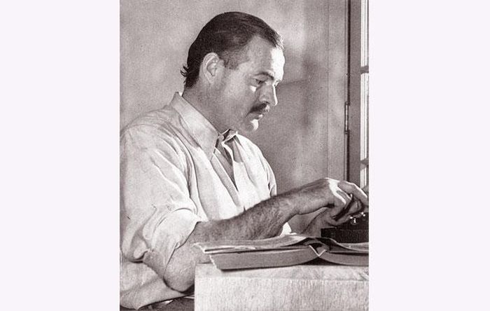 Ernest Hemingway.