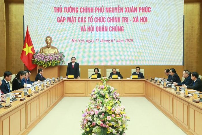 Quang cảnh buổi gặp mặt.