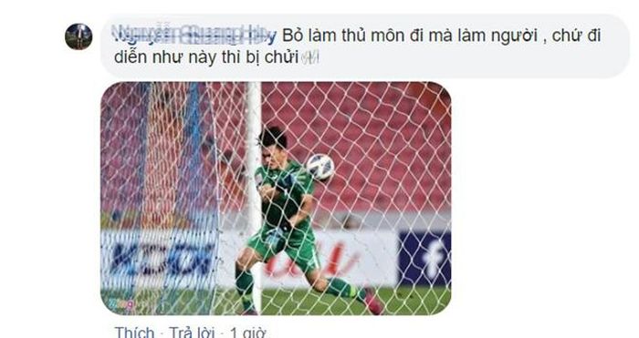 Nhiều CĐV chỉ trích Bùi Tiến Dũng với lời lẽ tục tĩu