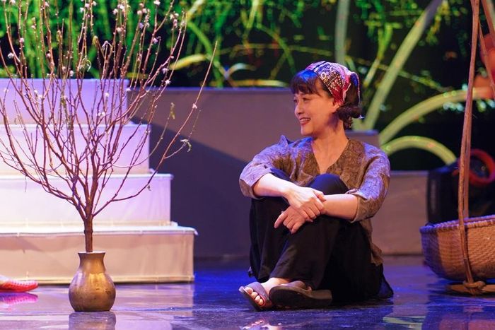 Một cảnh trong tiểu phẩm "Nhà hoang"