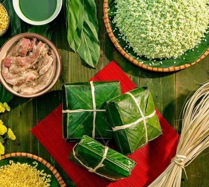Bánh chưng là món ăn truyền thống của người Việt