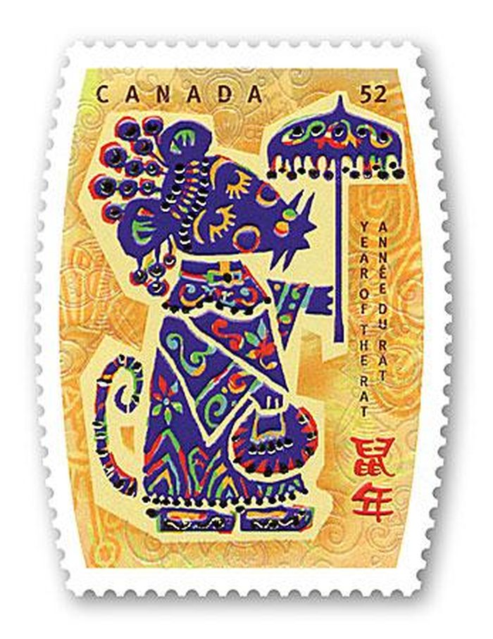 Tem chuột phát hành tại Canada.
