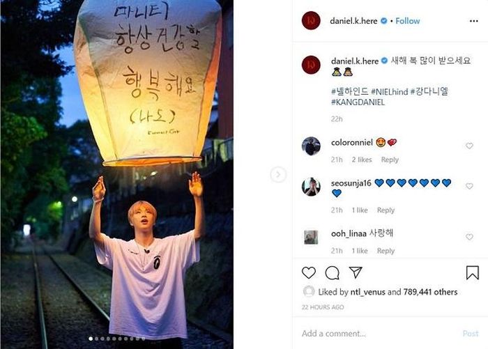 "Những lời chúc tốt đẹp nhất cho năm mới" - Kang Daniel