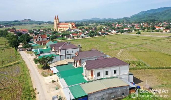 Nông thôn Yên Thành đang từng ngày đổi mới. Ảnh tư liệu: Anh Tuấn