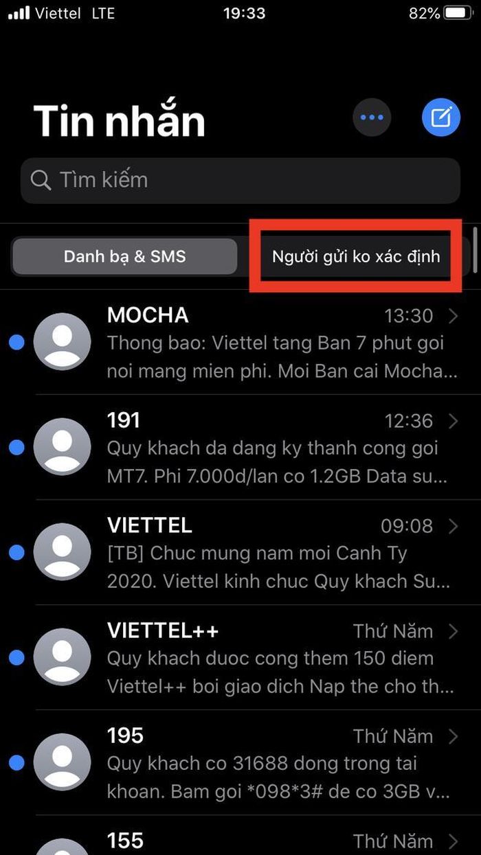 Trên iPhone có sẵn tính năng cho phép lọc tin nhắn từ số lạ