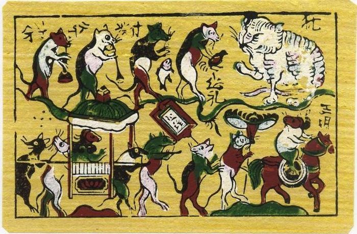 Từ “Đám cưới chuột” của tranh Đông Hồ...