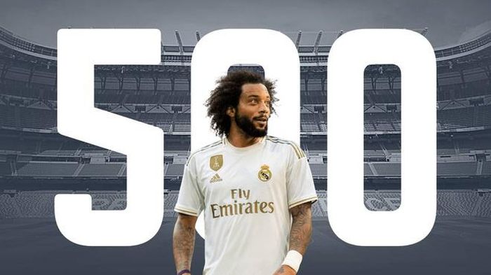 Marcelo vừa có trận đấu thứ 500 trong sự nghiệp cho Real Madrid. Ảnh: Marca.