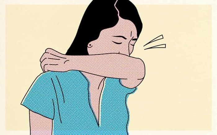 Che miệng và mũi bằng khăn giấy khi hắt hơi rồi ném khăn giấy vào thùng rác, rửa tay sạch sẽ. Nếu không có khăn giấy, bạn nên ho, hắt hơi vào phần khuỷu tay thay vì lòng bàn tay.