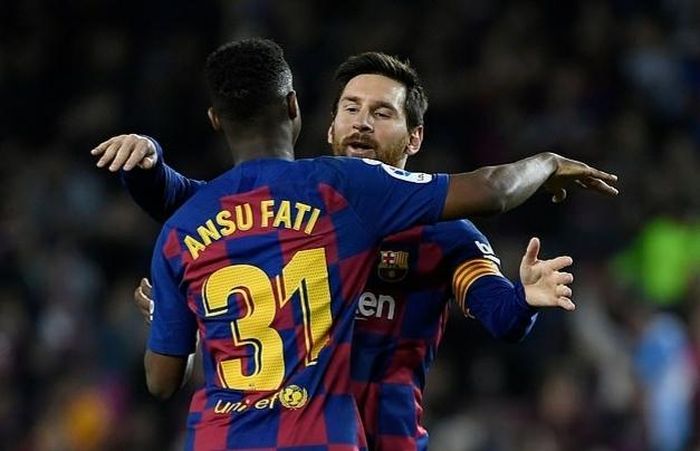 Bộ đôi Messi - Fati giúp Barca thắng nghẹt thở