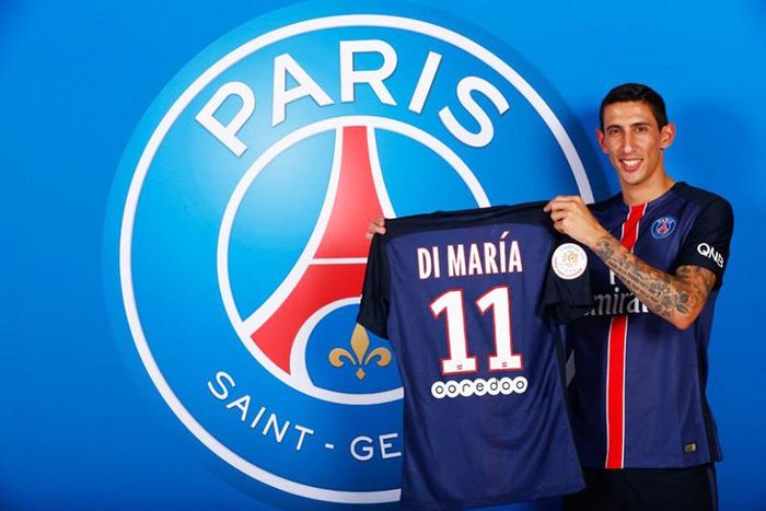 Đến PSG, anh được trao áo số 11 ưa thích