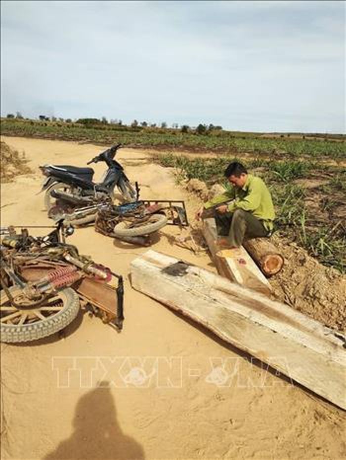 Hiện trường vụ việc. Ảnh: TTXVN phát