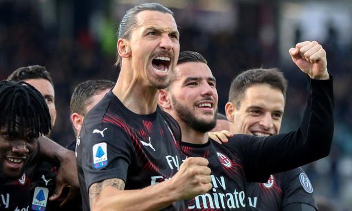 Sự có mặt của Ibrahimovic càng khiến trận derby thành Milan càng chú ý hơn. Ảnh: Reuters