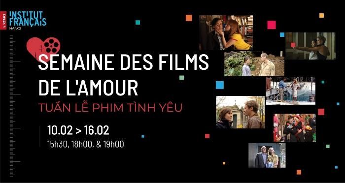 Poster Tuần lễ Phim tình yêu tại L’Espace (Hà Nội)