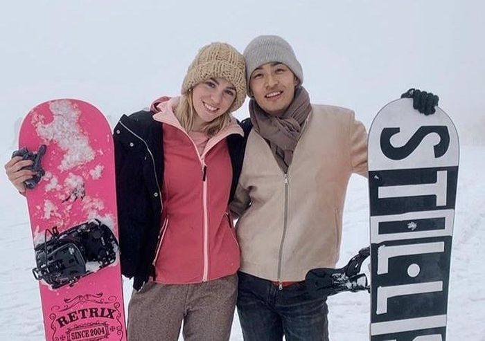  Gabrielle Autry và bạn trai người Trung Quốc. Ảnh: Instagram nhân vật. 