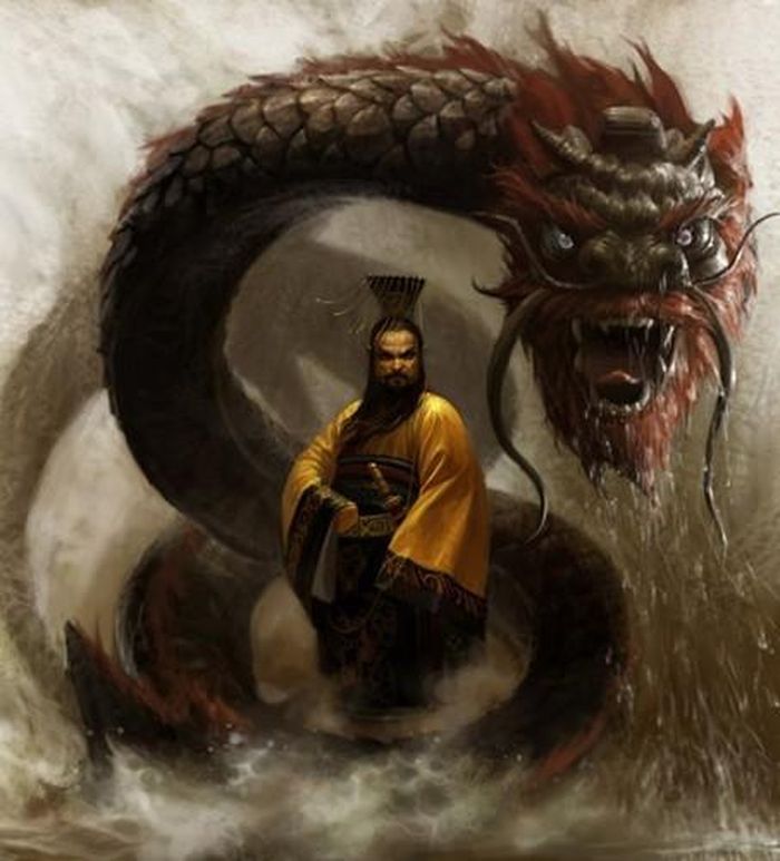 Vương triều nhà Tần thuộc Thủy Đức. Theo Ngũ hành, màu đen đại diện cho nước. Chính vì vậy, Thủy Hoàng chọn long bào màu đen nhằm tượng trưng cho việc ông lên ngôi cửu ngũ chí tôn là thuận theo ý trời.