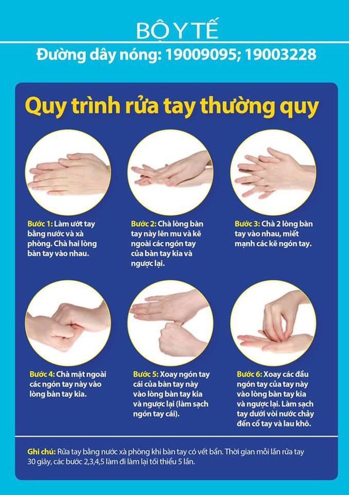 Nên hướng dẫn trẻ rửa tay theo đúng hướng dẫn của Bộ Y tế.