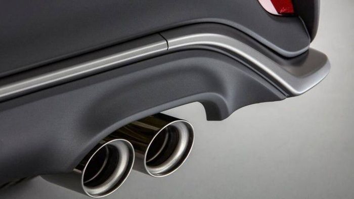 Bộ ống xả kép mạ crome