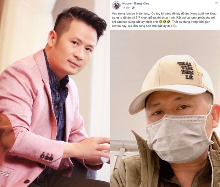 Bằng Kiều chia sẻ tình huống “dở khóc dở cười” khi gặp fan hâm mộ tại sân bay. Anh cho biết mình rất quý trọng tình cảm của khán giả nhưng giữa mùa dịch Corona này, giọng ca “Trái tim bên lề” mong người hâm mộ hạn chế việc bắt tay để phòng ngừa dịch bệnh.