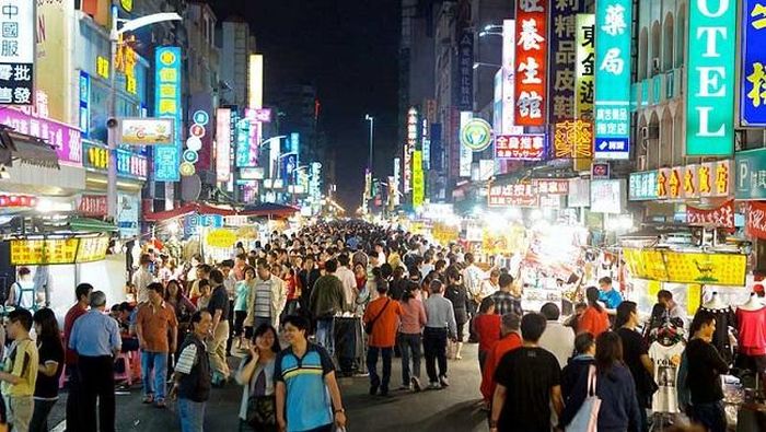 Chợ đêm ở Đài Loan. Ảnh ST.