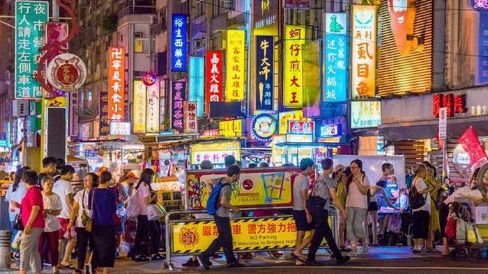 Chợ đêm ở Đài Loan. Ảnh ST.