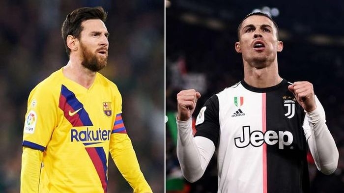 Messi dành những lời có cánh cho kình địch Ronaldo. Ảnh: Getty.