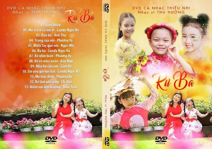 DVD Ru bà là món quà tinh thần quý của cô giáo, nhạc sĩ Thu Hường mang đến cho các em nhỏ