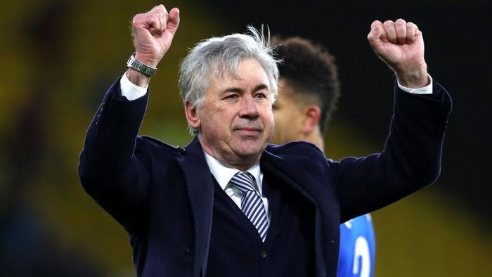 HLV Ancelotti đang giúp Everton thay đổi. Ảnh: Getty.