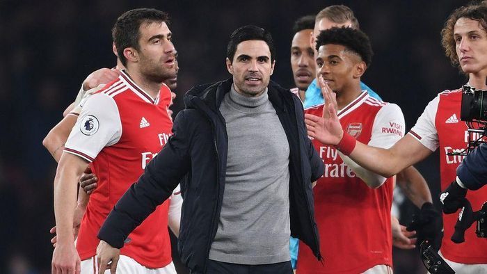 Arsenal đang trở lại dưới tay Arteta. Ảnh: Getty.