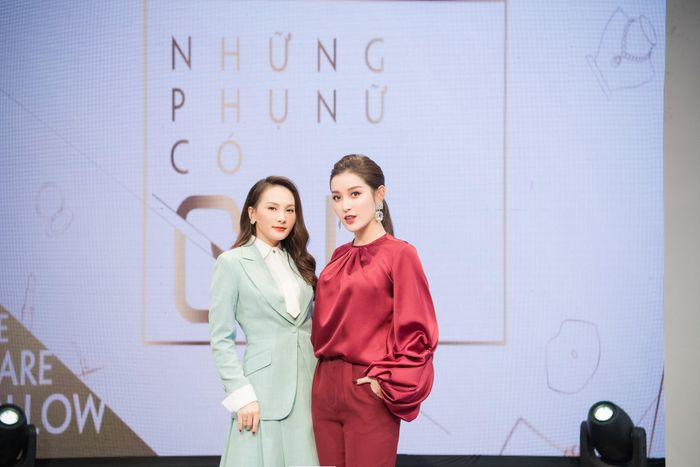 Xuất hiện bên cạnh Huyền My là nữ diễn viên xinh đẹp Bảo Thanh.