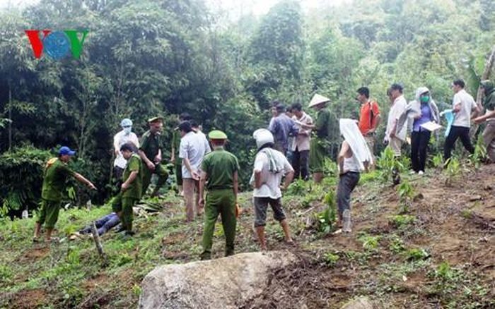 Hiện trường vụ thảm sát ở Lâm Giang, Văn Yên.