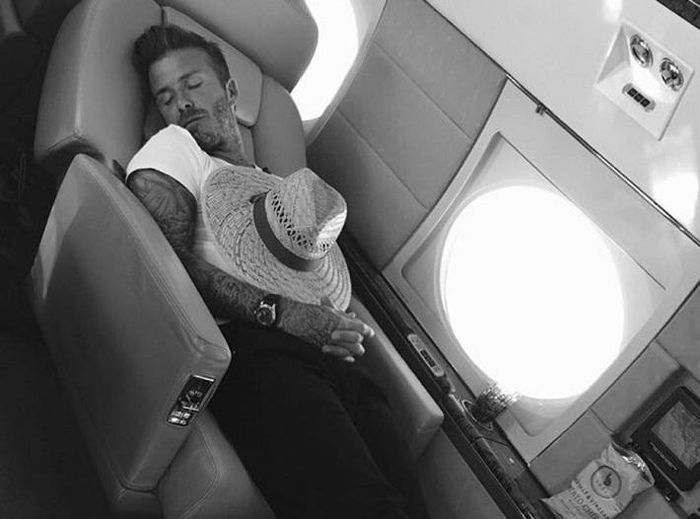 Bombardier Challenger 350C giúp David Beckham thư giãn trong hành trình bay